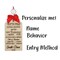 Wood Personalized Stocking and Gift Tag product 5